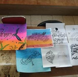 Mahasiswa Semester 2 Prodi Pendidikan Bahasa dan Sastra Daerah Univet Bantara Tunjukkan Kreativitas Lewat Kaligrafi Aksara Jawa